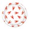 Party Central Pack of 96 White and Red Crawfish Disposable Dinner Plates 9"